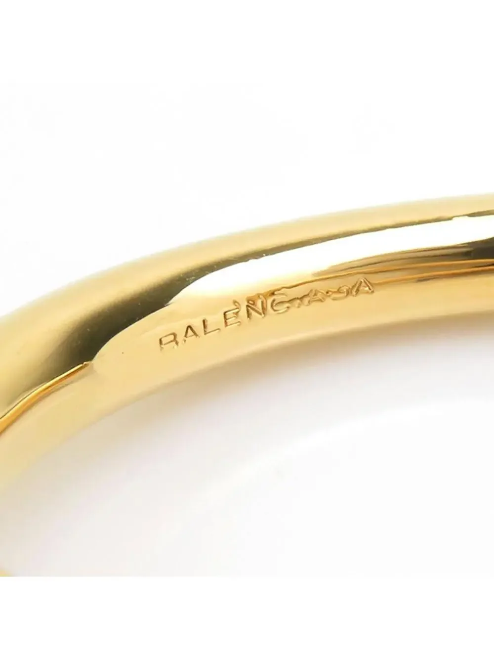 Auth Balenciaga Bangle Bracelet Gold #338703B23B